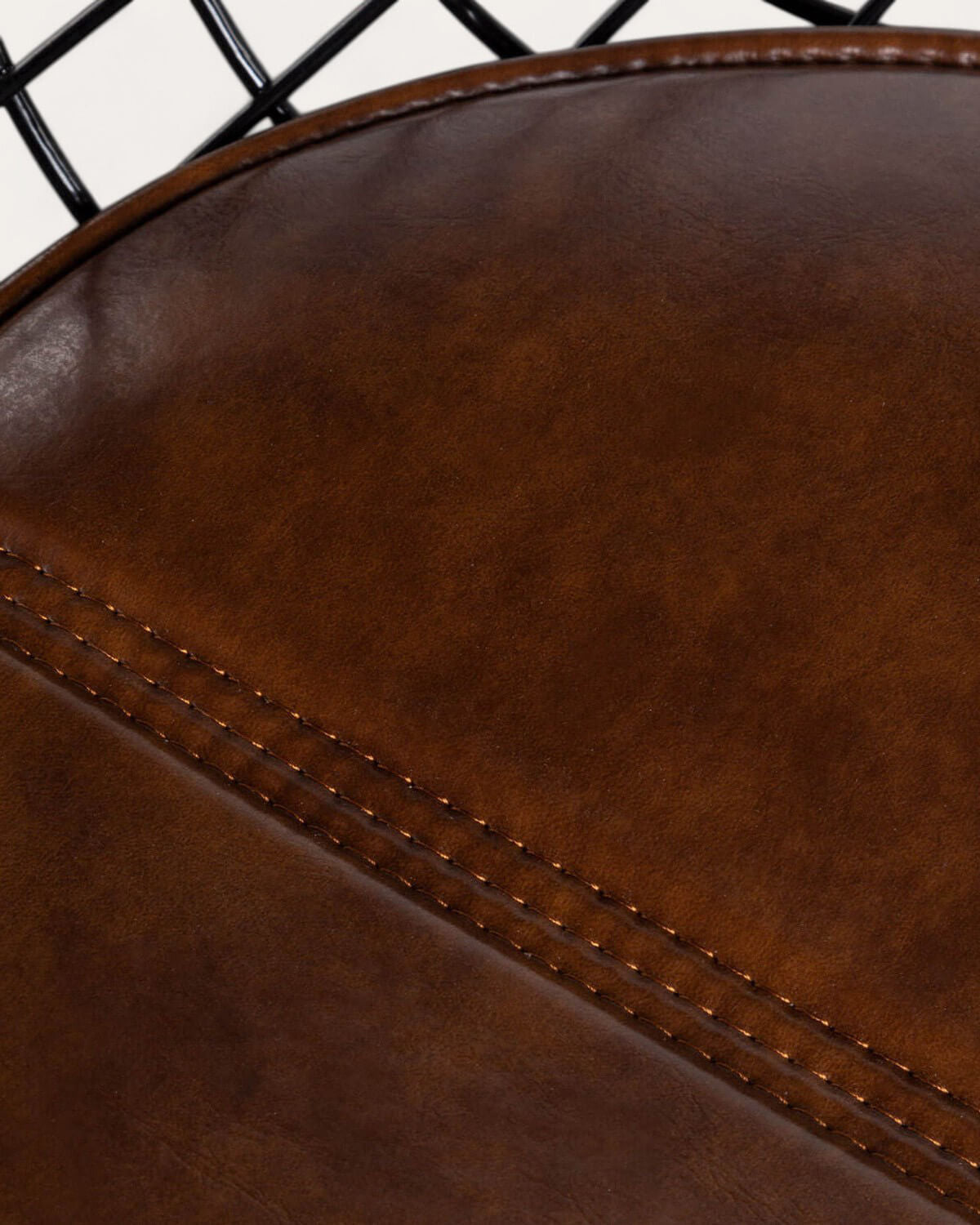 Aras High Back Metal Dining Chair
