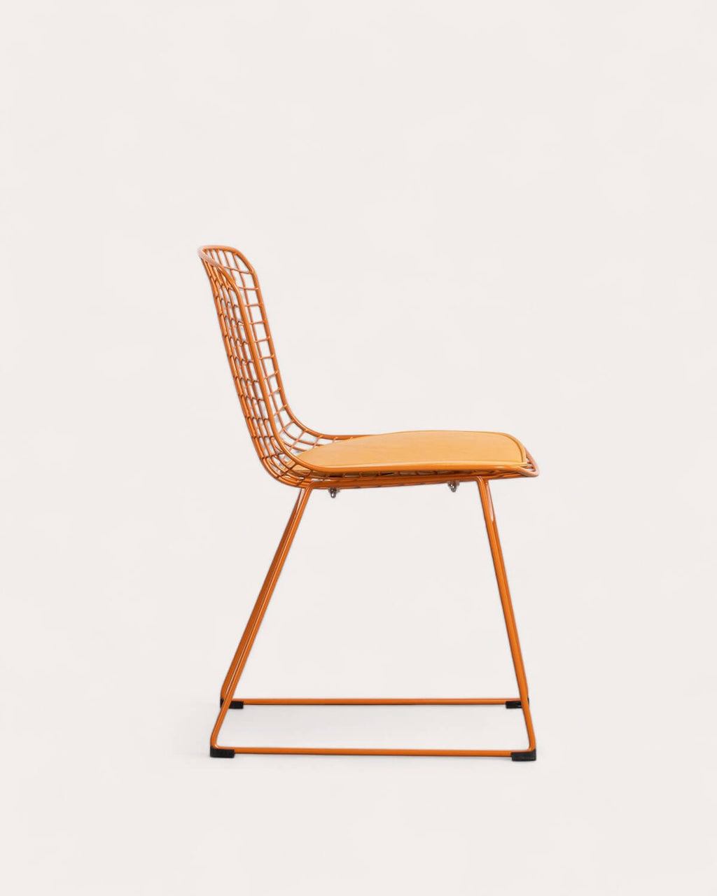 Aras High Back Metal Dining Chair