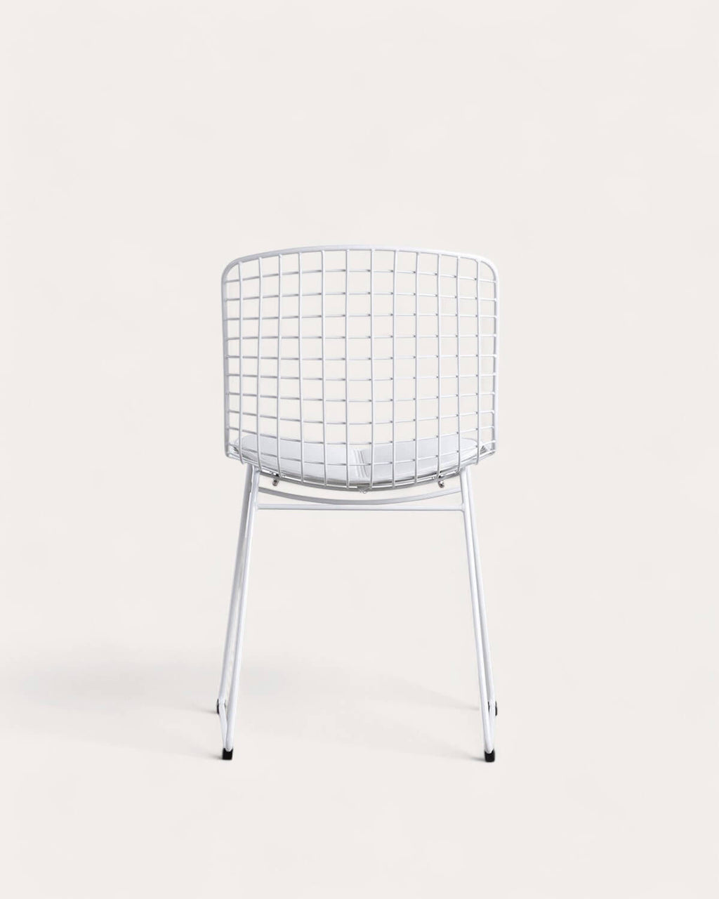 Aras High Back Metal Dining Chair