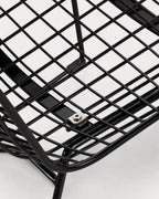 Aras High Back Metal Dining Chair