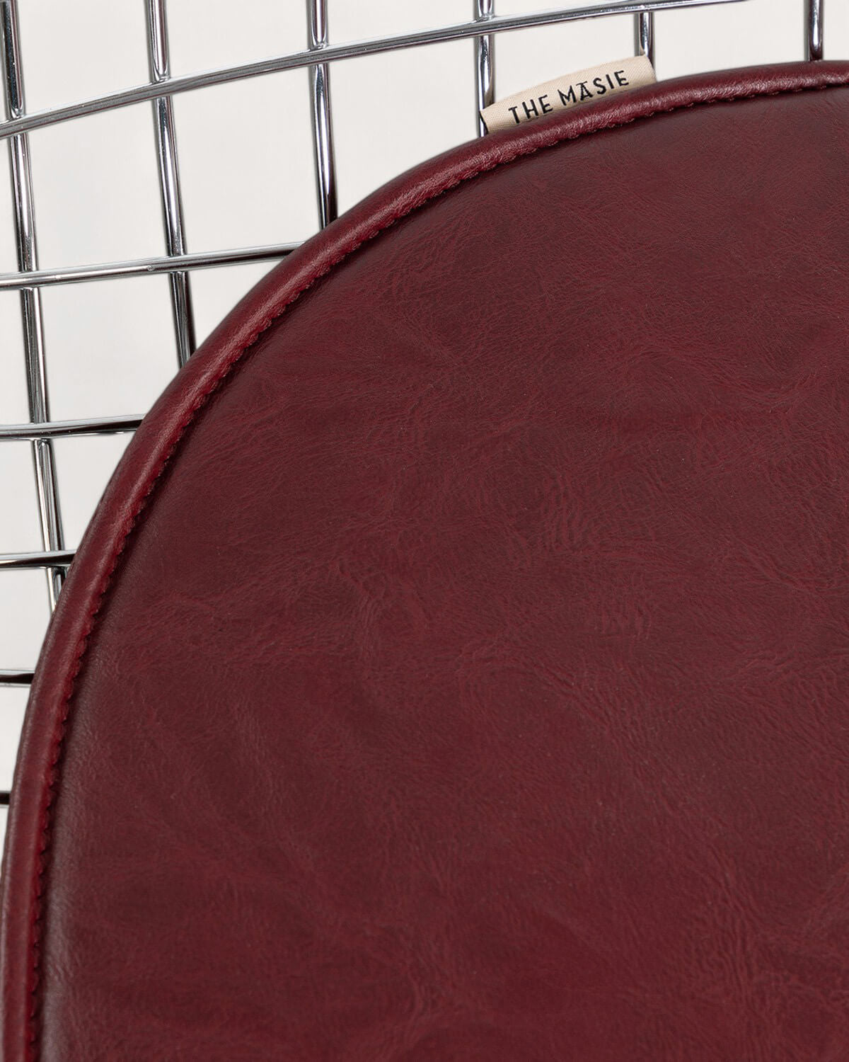 Aras High Back Metal Dining Chair