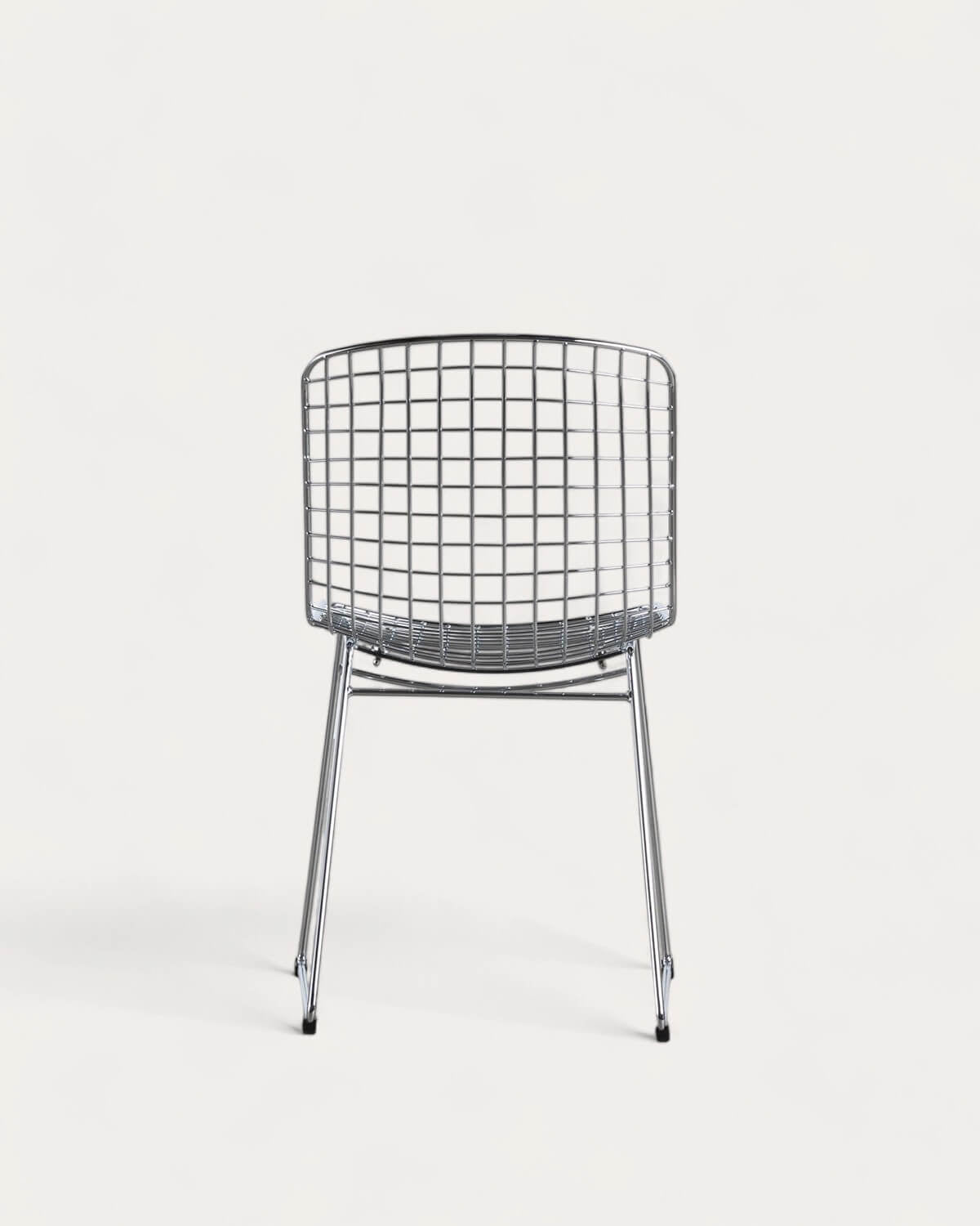 Aras High Back Metal Dining Chair