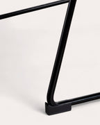 Aras High Back Metal Dining Chair