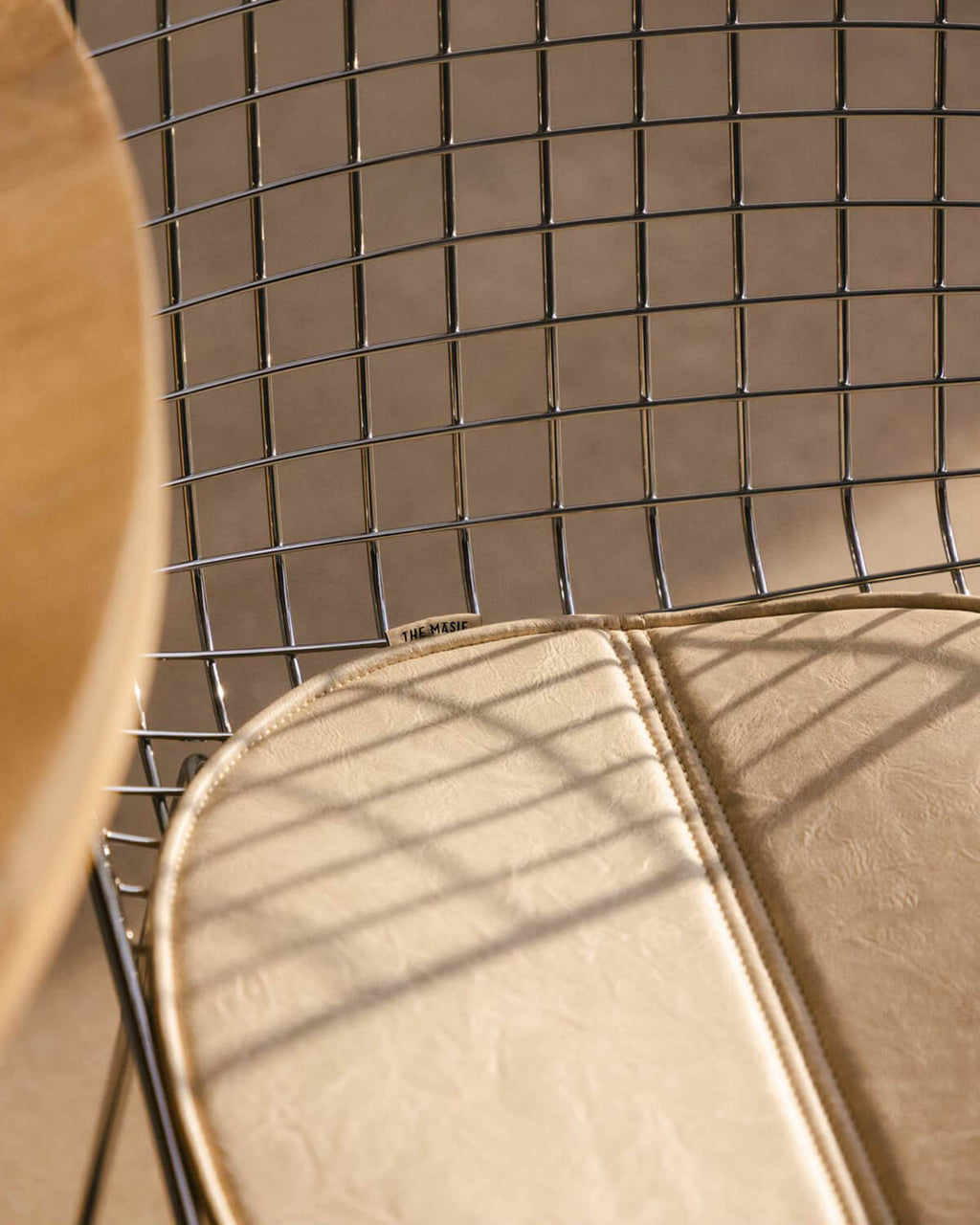 Aras High Back Metal Dining Chair