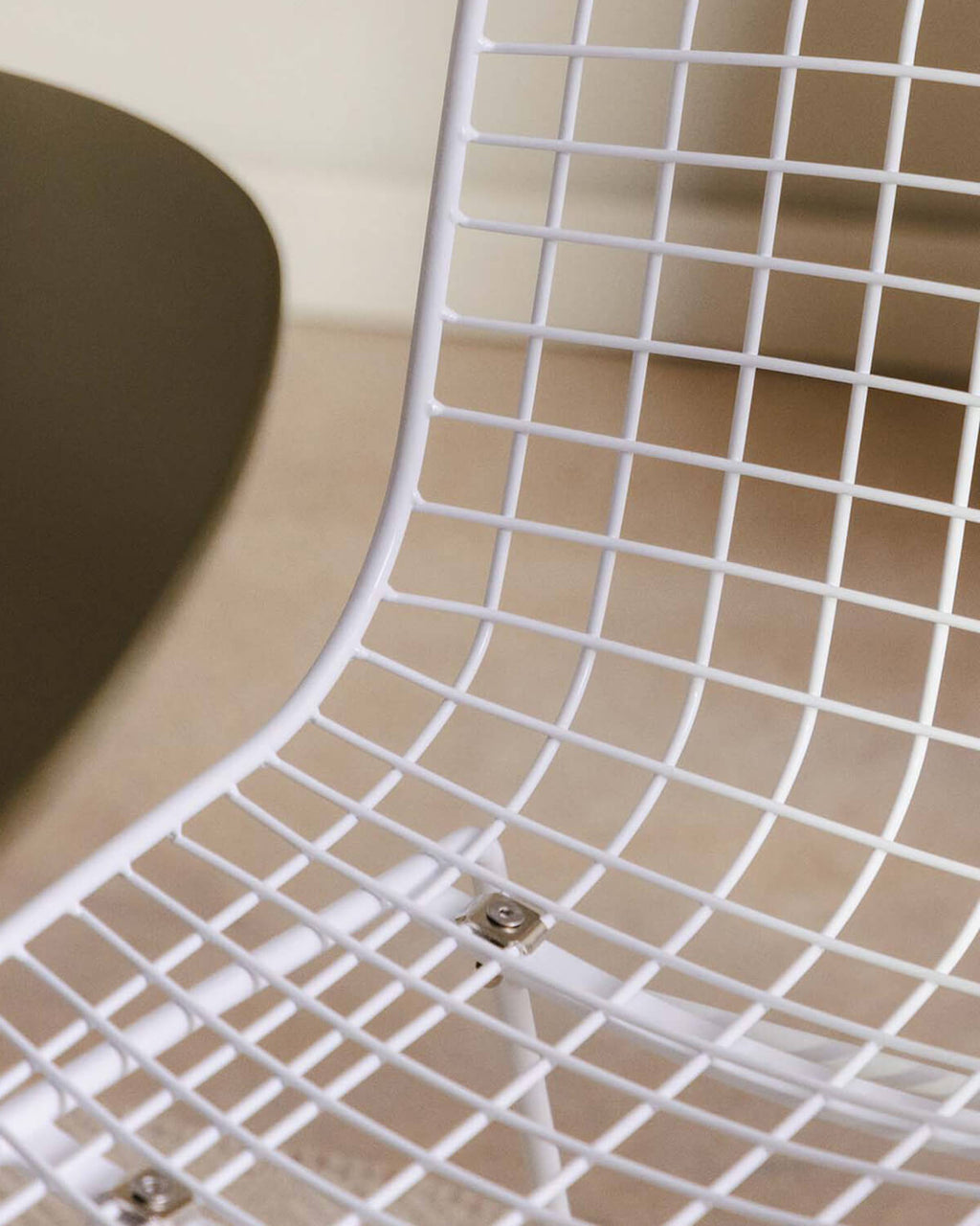 Aras High Back Metal Dining Chair