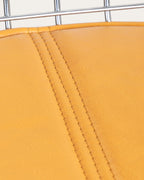 Aras High Back Metal Dining Chair