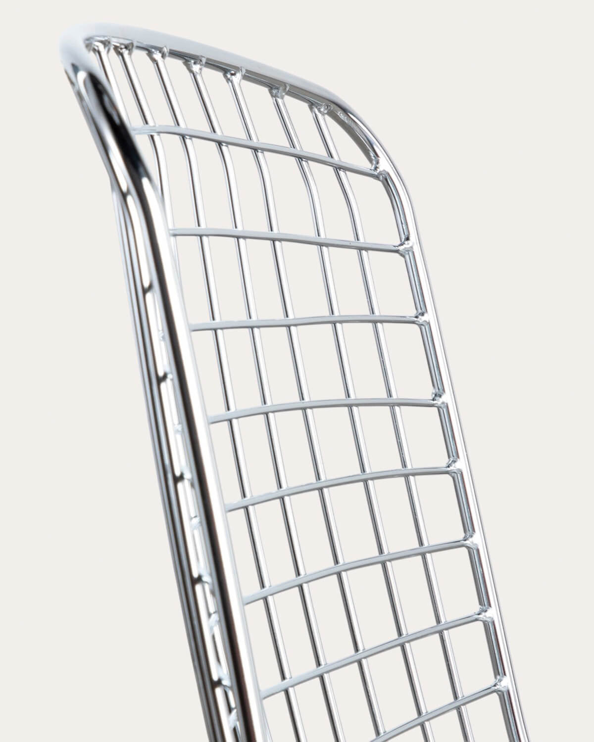 Aras High Back Metal Dining Chair