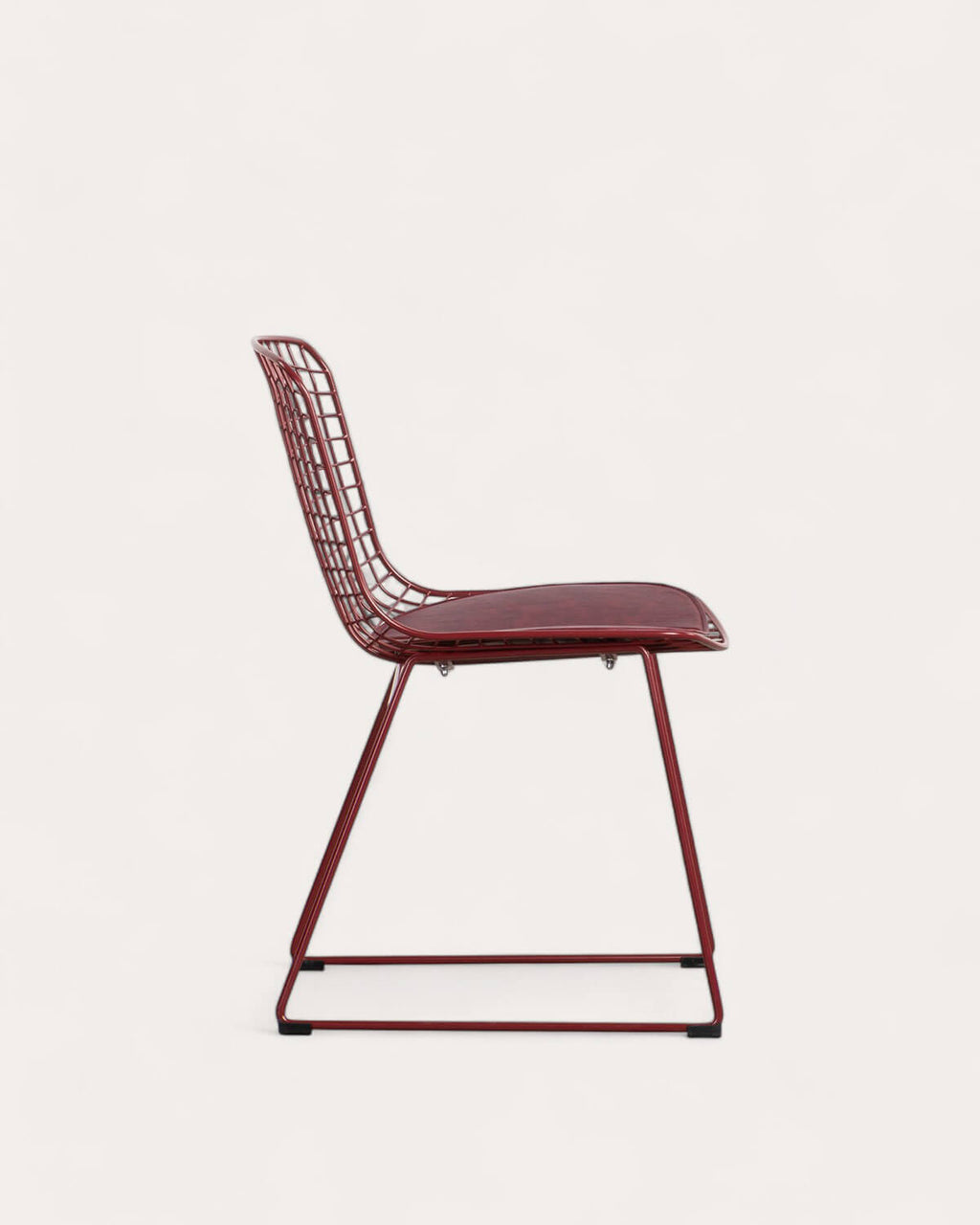Aras High Back Metal Dining Chair