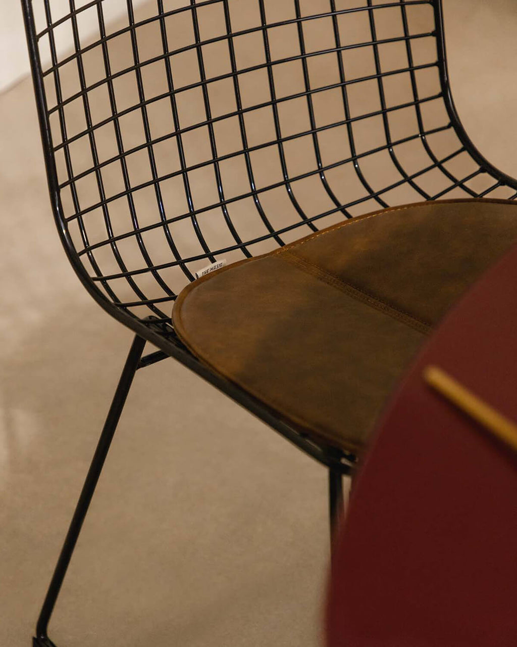 Aras High Back Metal Dining Chair