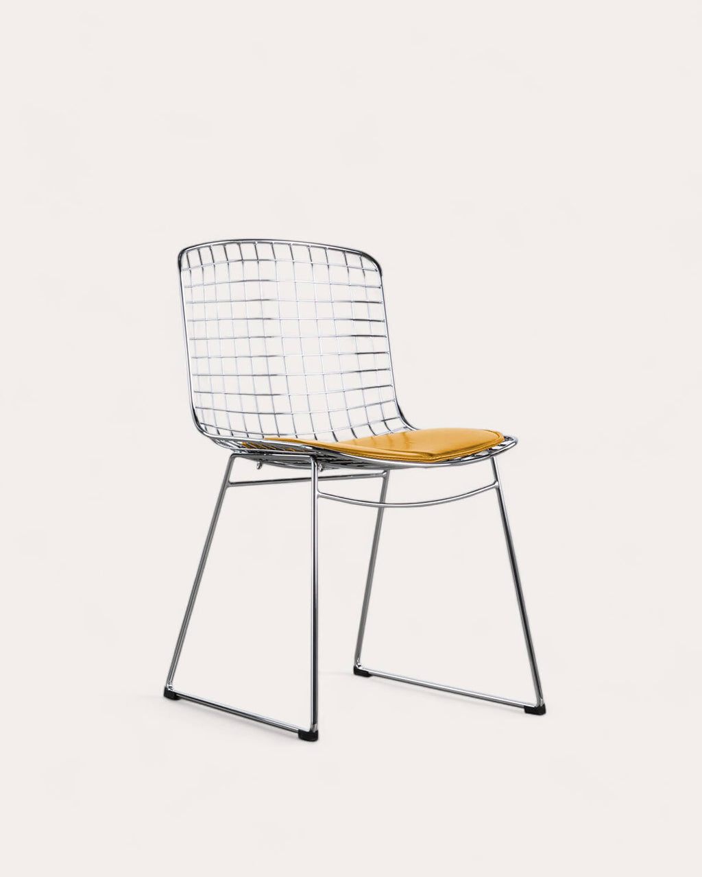 Aras High Back Metal Dining Chair
