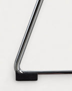Aras High Back Metal Dining Chair