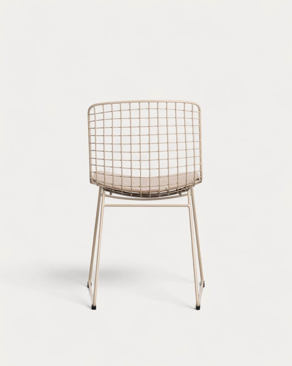 Aras High Back Metal Dining Chair