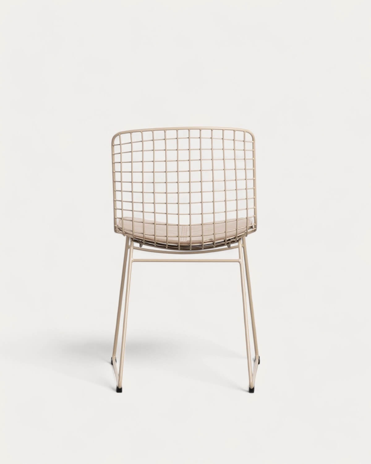 Aras High Back Metal Dining Chair