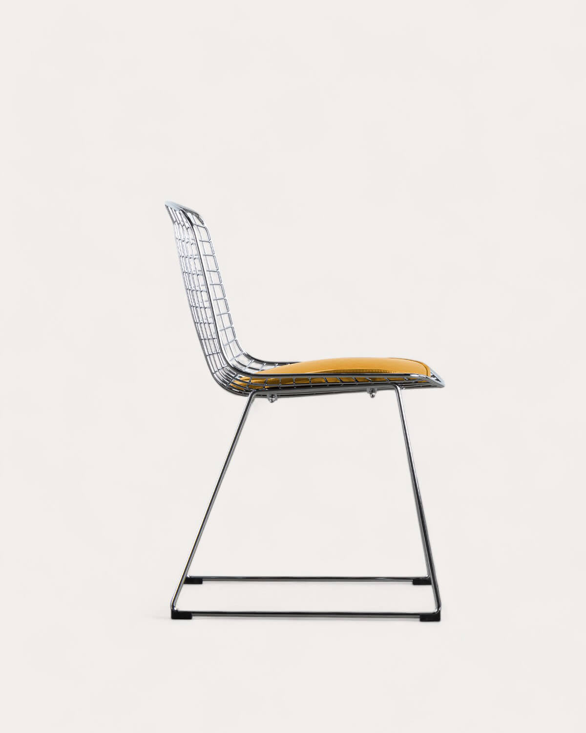 Aras High Back Metal Dining Chair