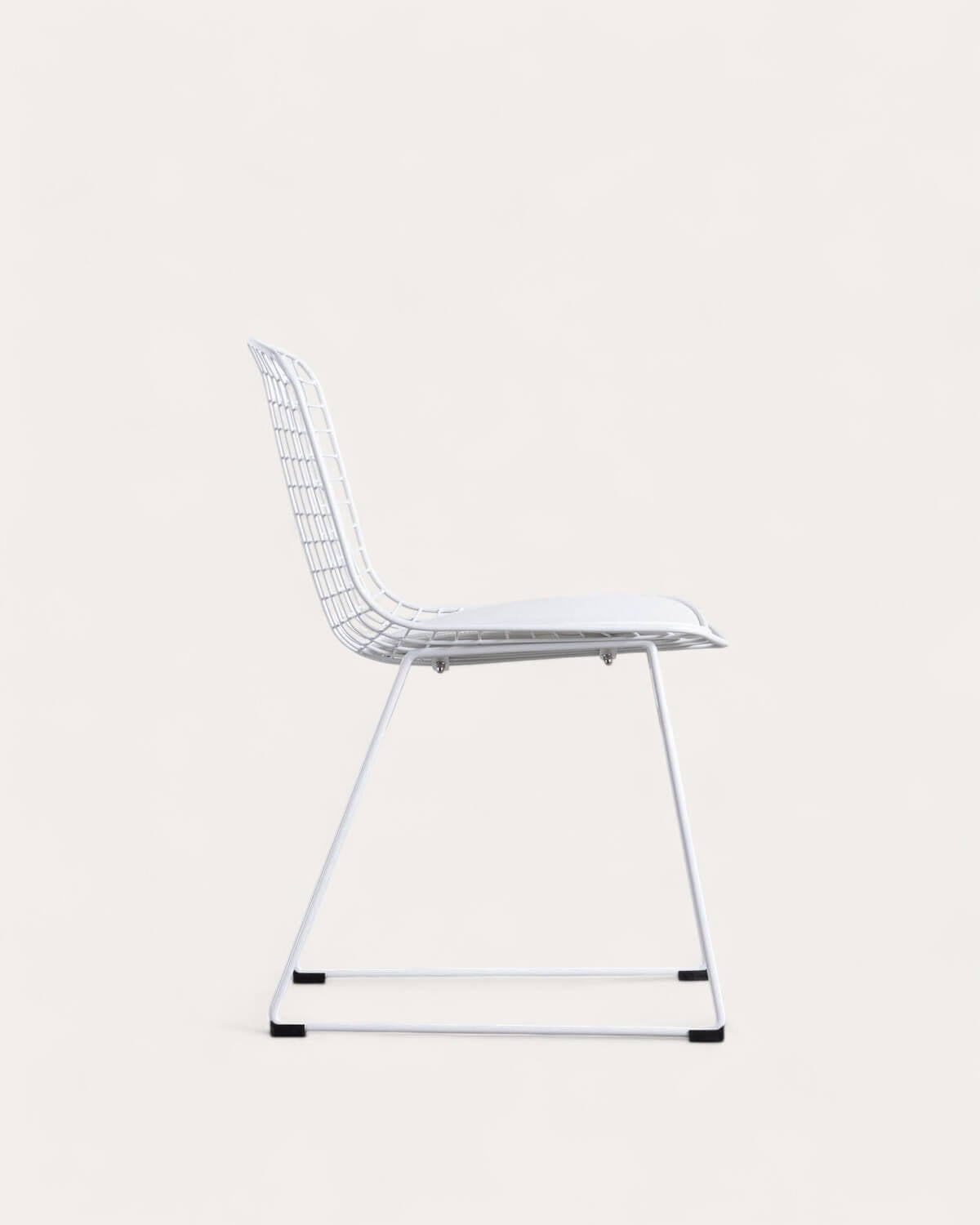 Aras High Back Metal Dining Chair