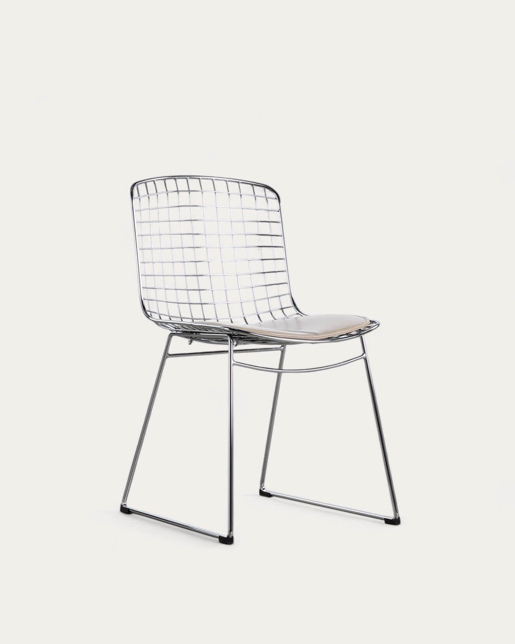Aras High Back Metal Dining Chair