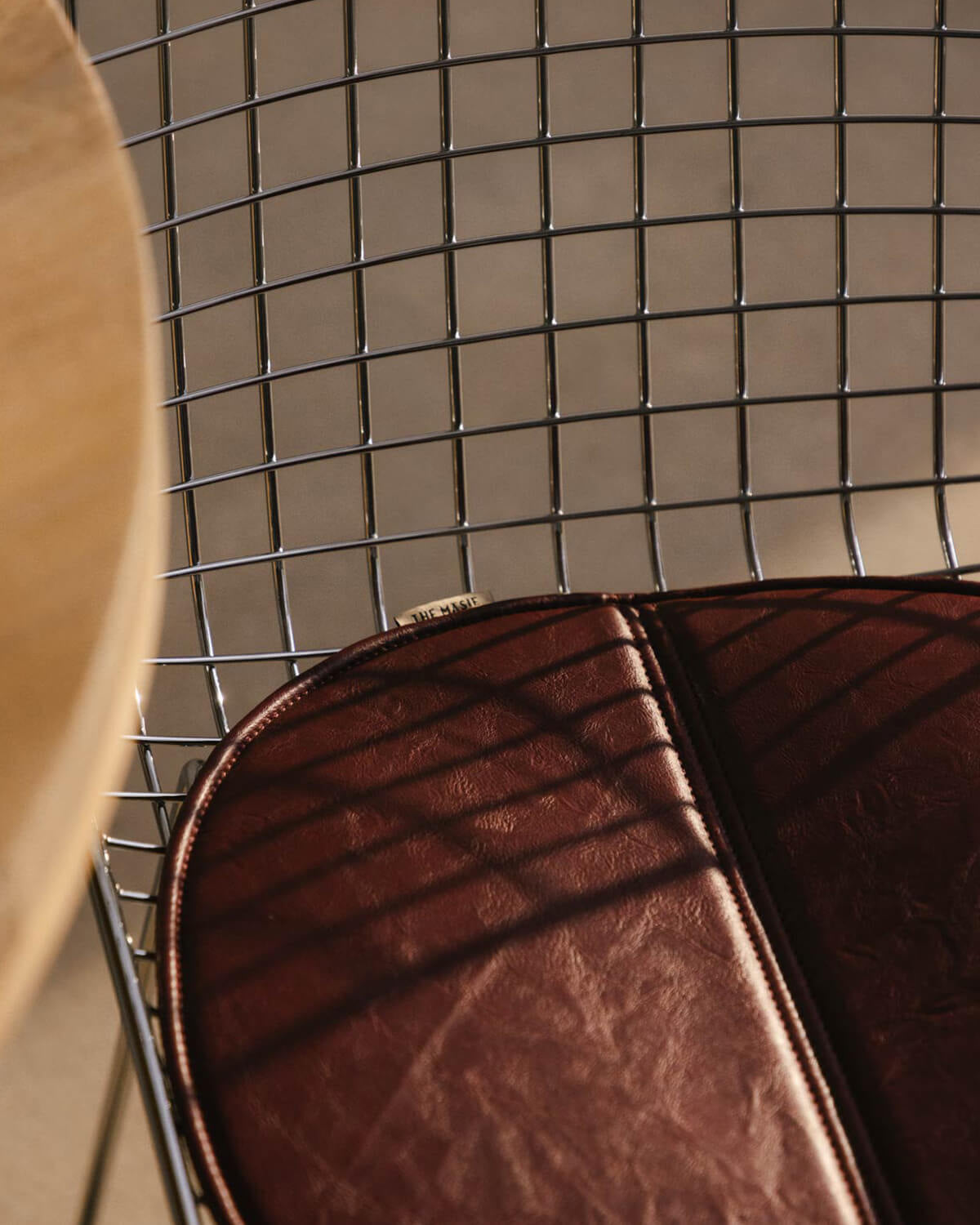 Aras High Back Metal Dining Chair