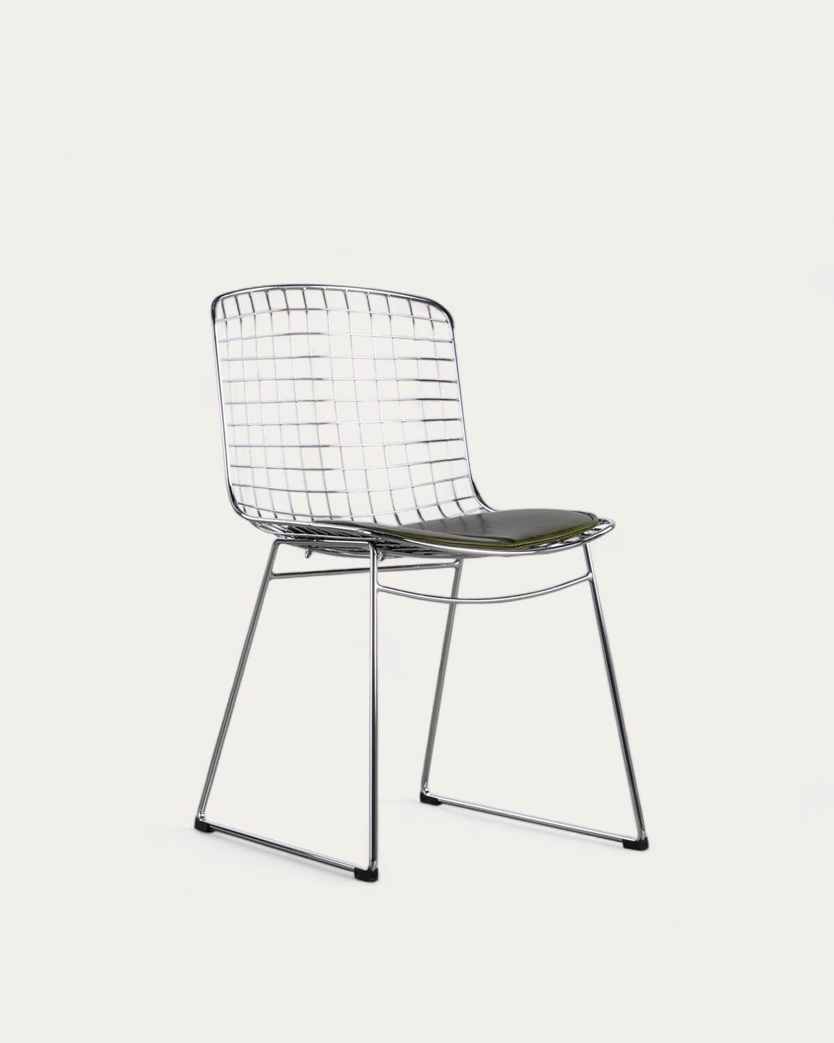 Aras High Back Metal Dining Chair