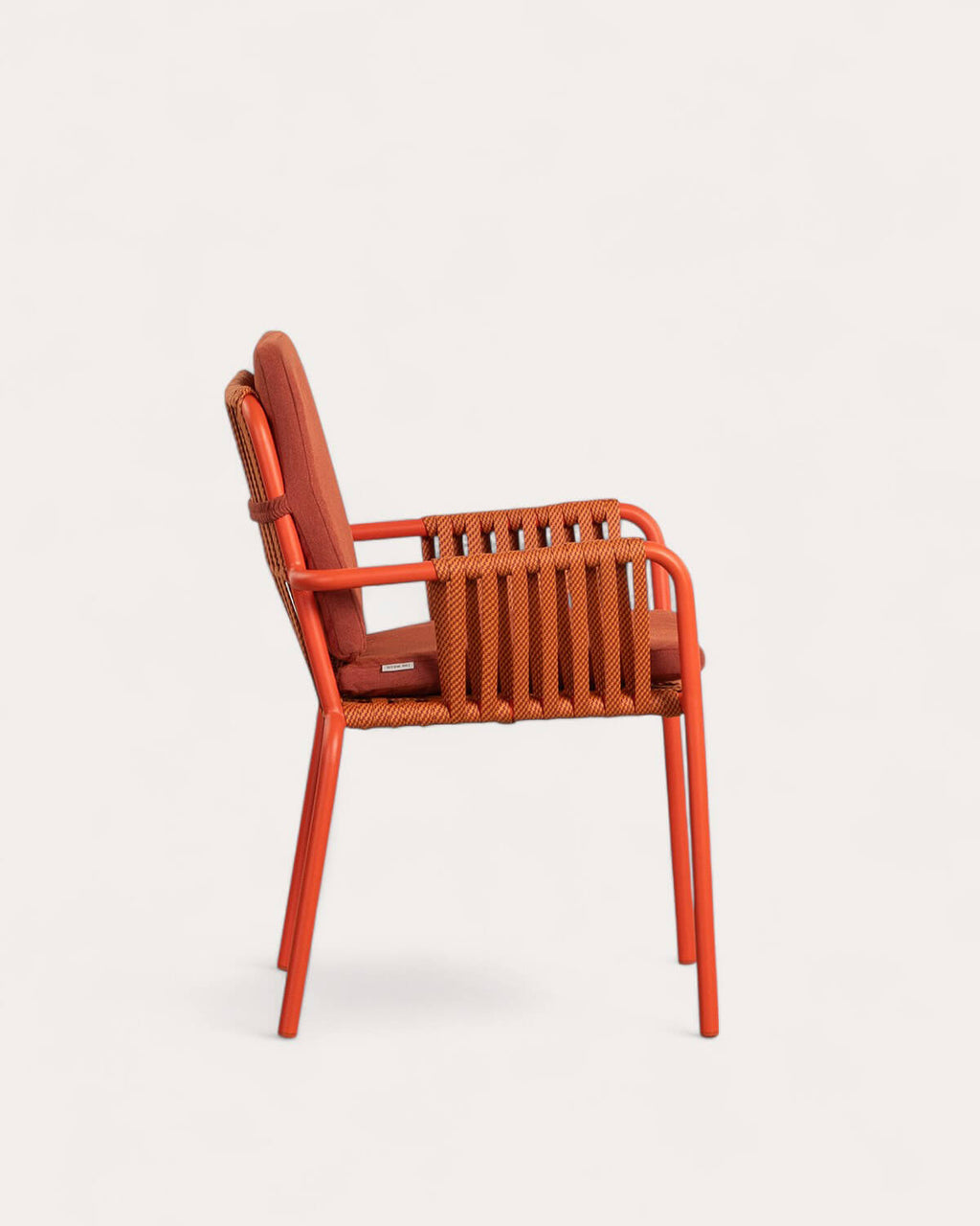 Drian Aluminum and Rope Dining Chair