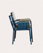 Drian Aluminum and Rope Dining Chair
