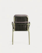 Drian Aluminum and Rope Dining Chair