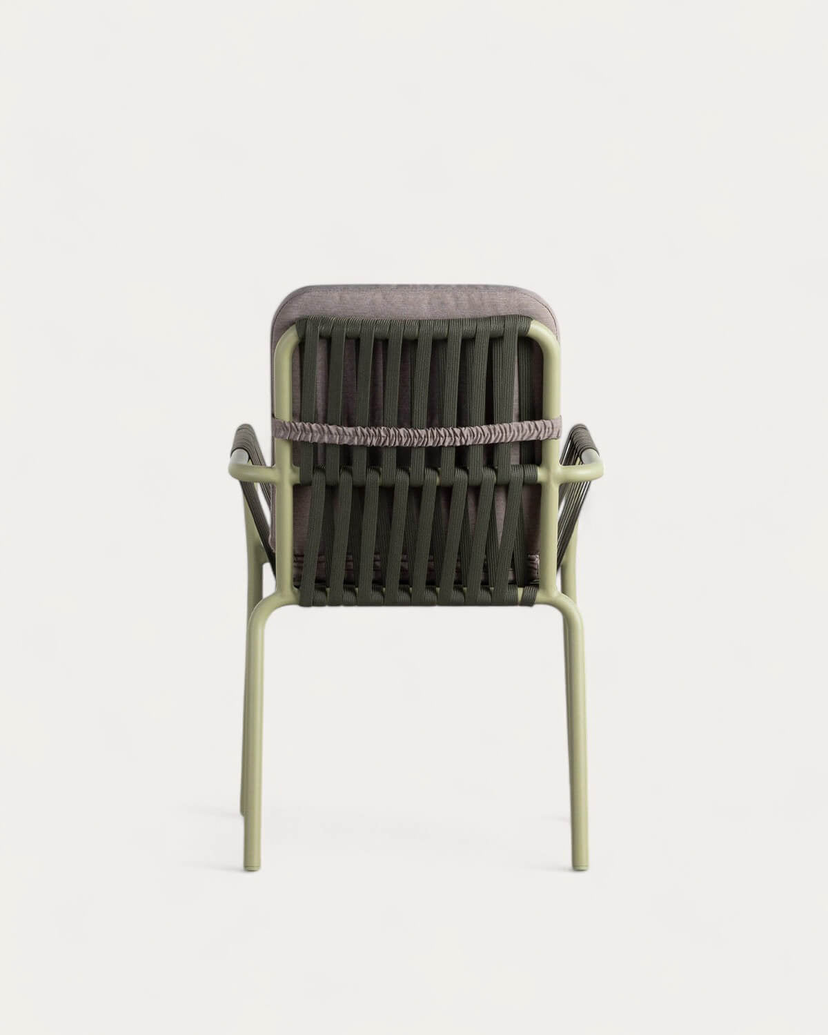 Drian Aluminum and Rope Dining Chair