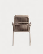 Drian Aluminum and Rope Dining Chair