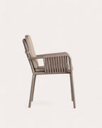 Drian Aluminum and Rope Dining Chair
