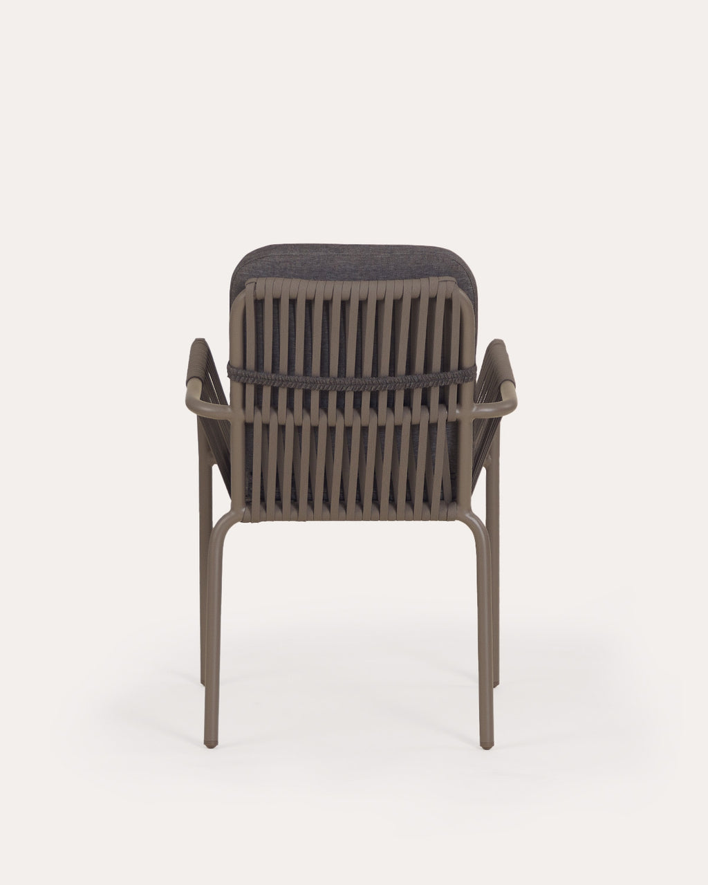 Drian Aluminum and Rope Dining Chair