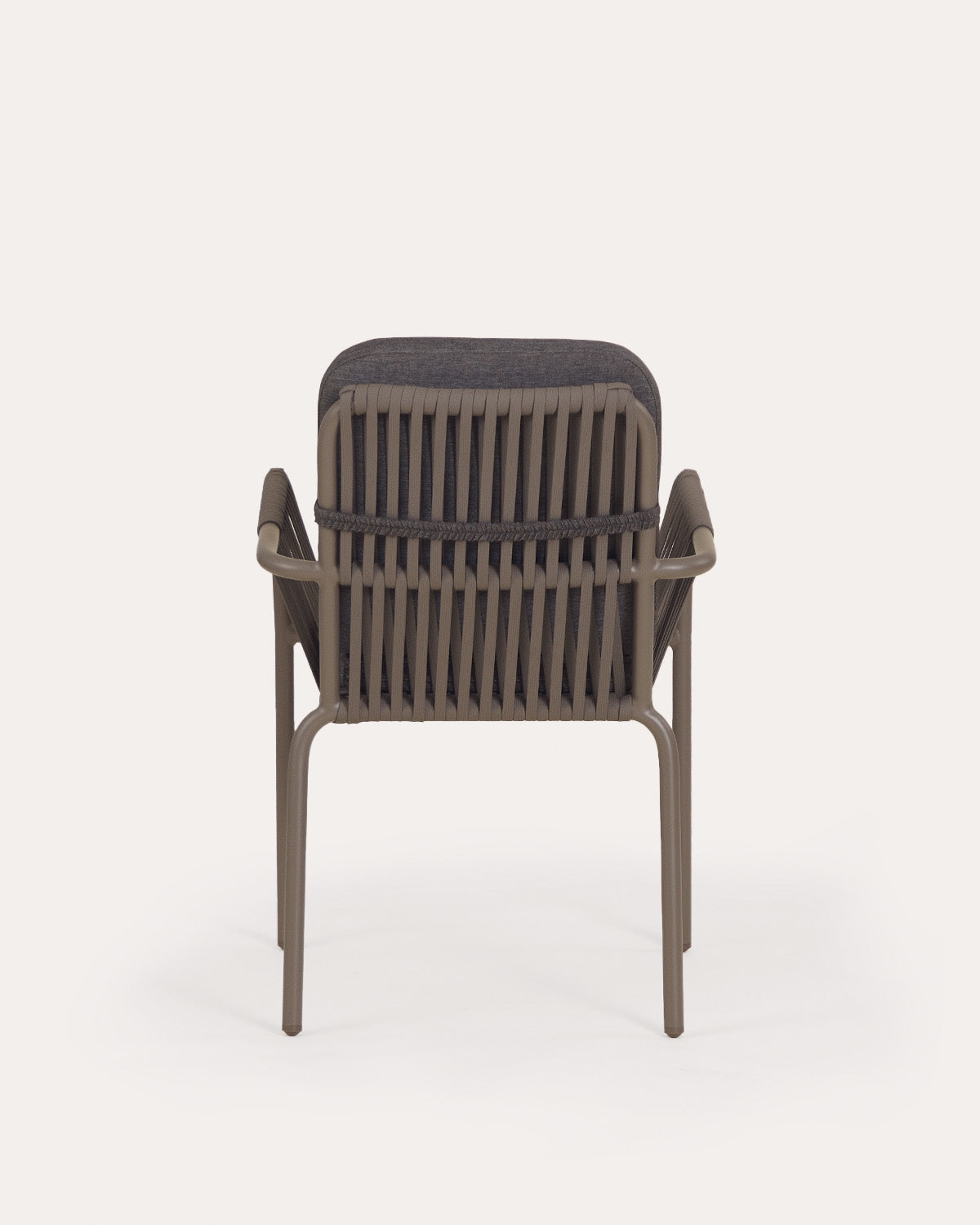 Drian Aluminum and Rope Dining Chair