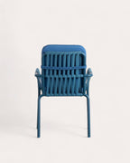 Drian Aluminum and Rope Dining Chair