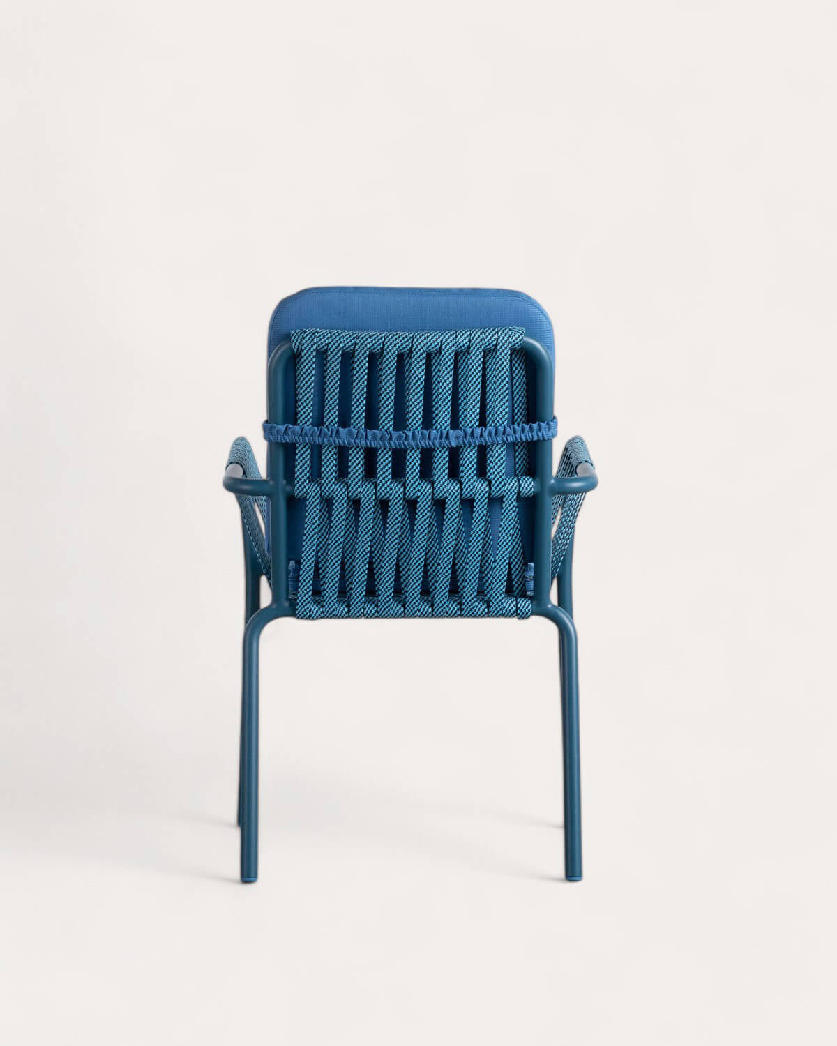Drian Aluminum and Rope Dining Chair