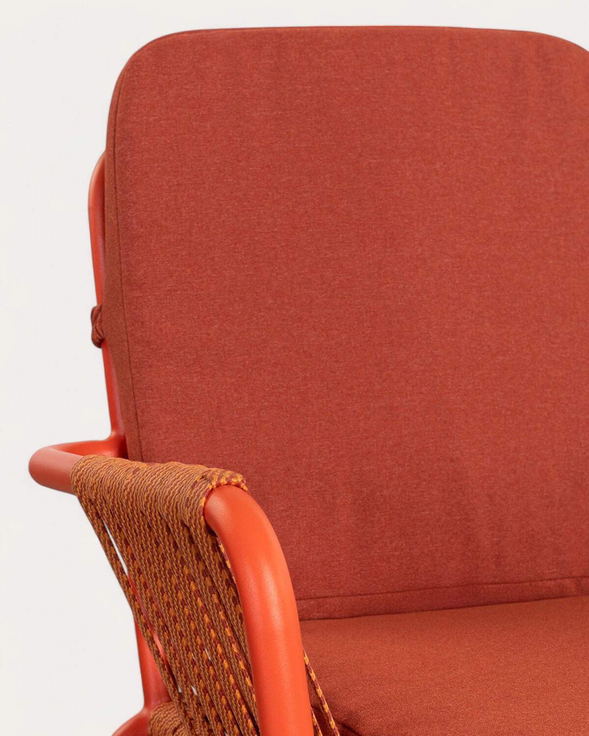 Drian Aluminum and Rope Dining Chair