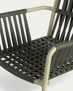Drian Aluminum and Rope Dining Chair