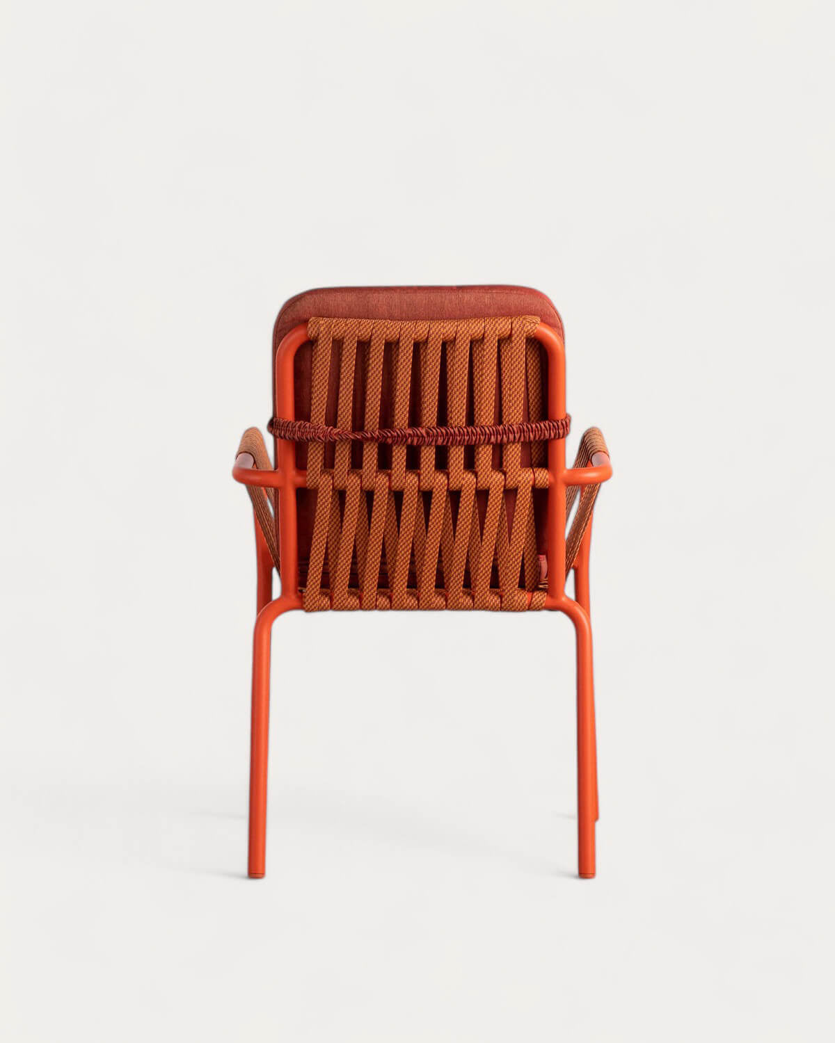 Drian Aluminum and Rope Dining Chair