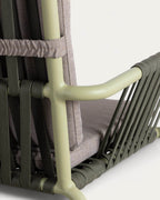 Drian Aluminum and Rope Dining Chair