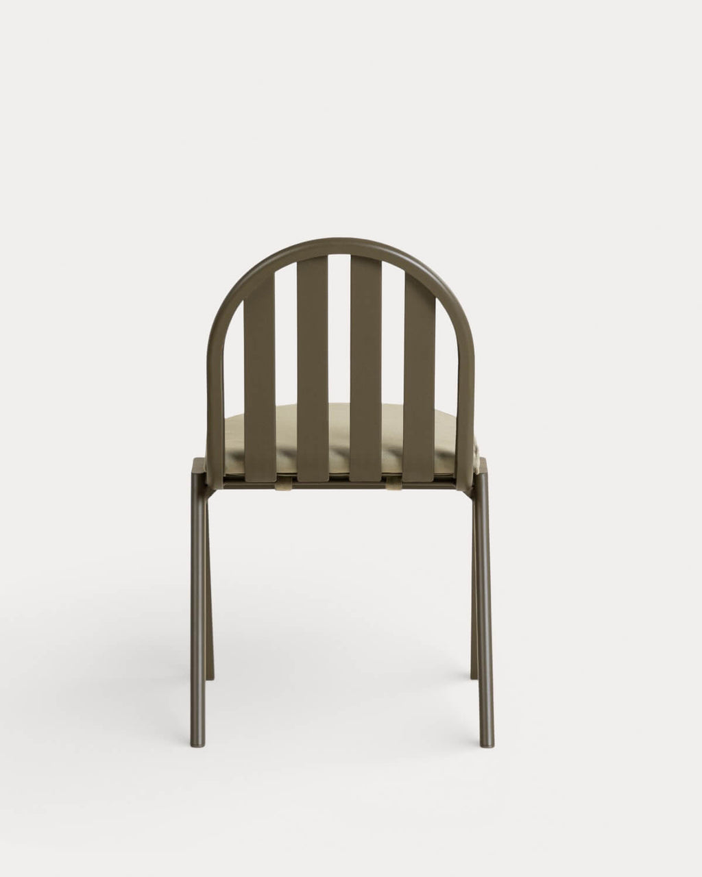 Aluminum and fabric dining chair Llibet