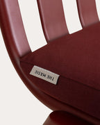 Aluminum and fabric dining chair Llibet