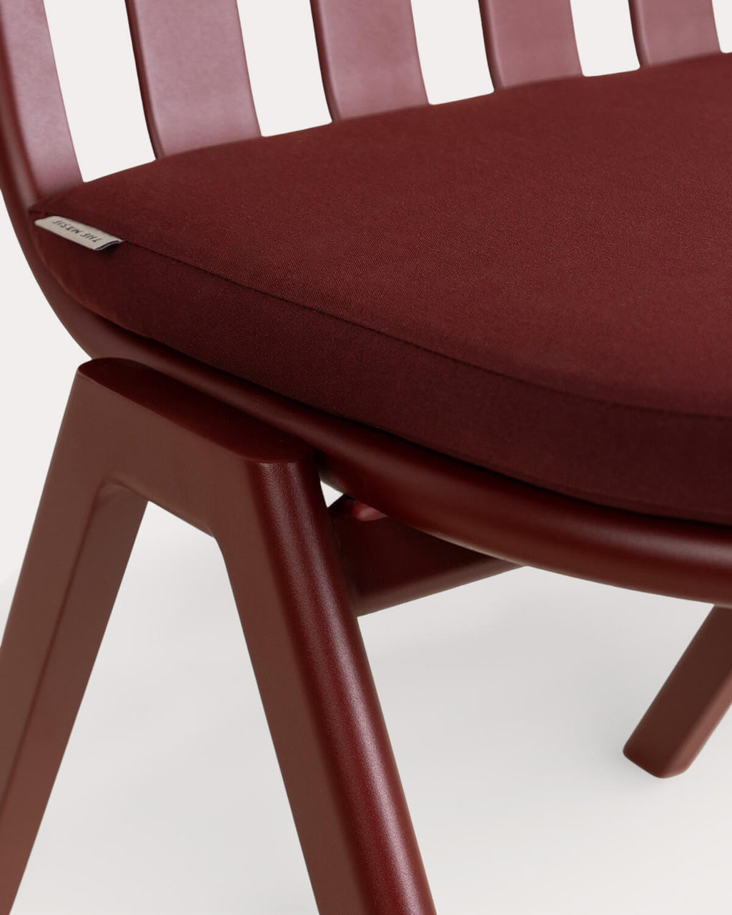 Aluminum and fabric dining chair Llibet