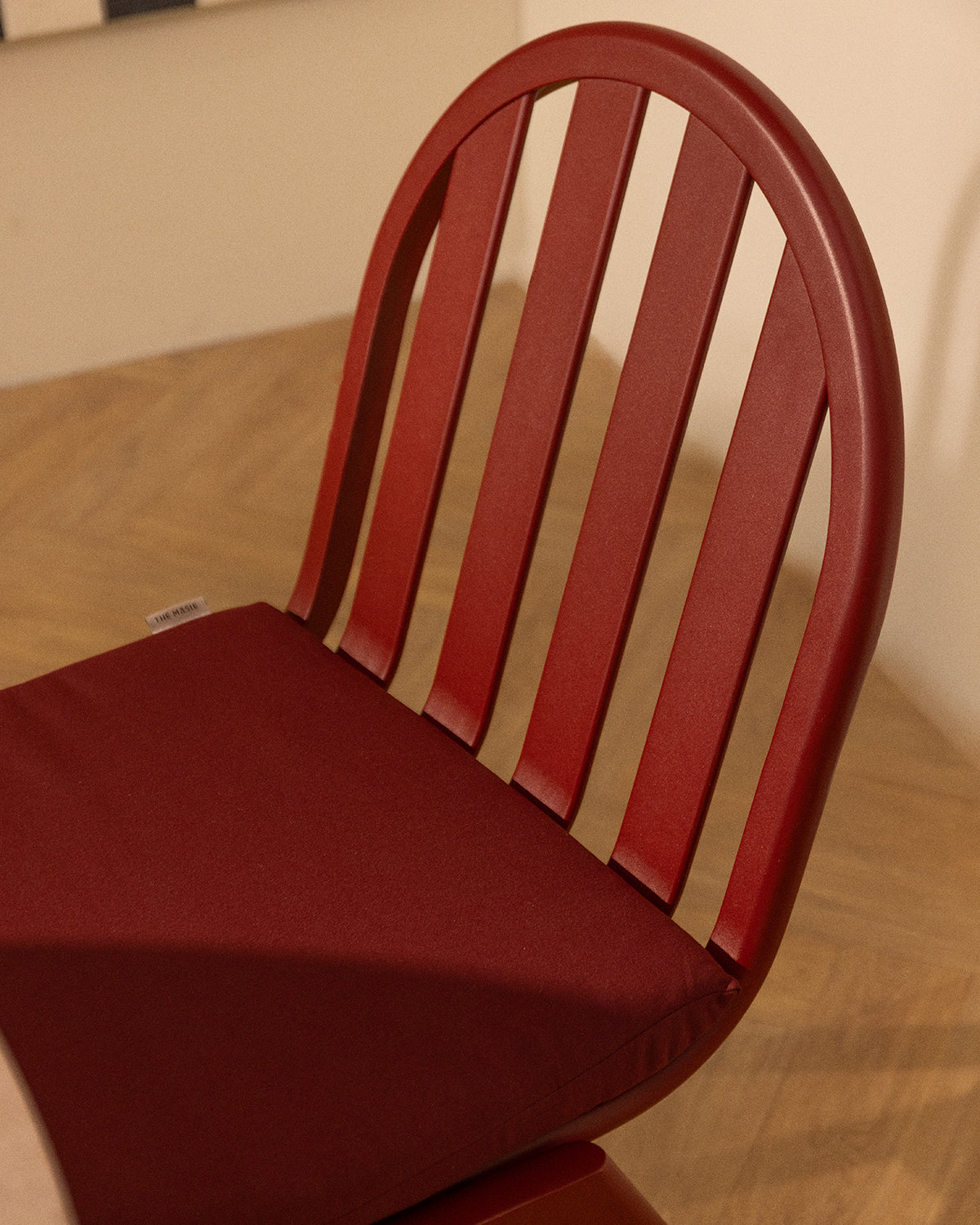 Aluminum and fabric dining chair Llibet