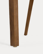 Oak wood dining chair with armrests Laly