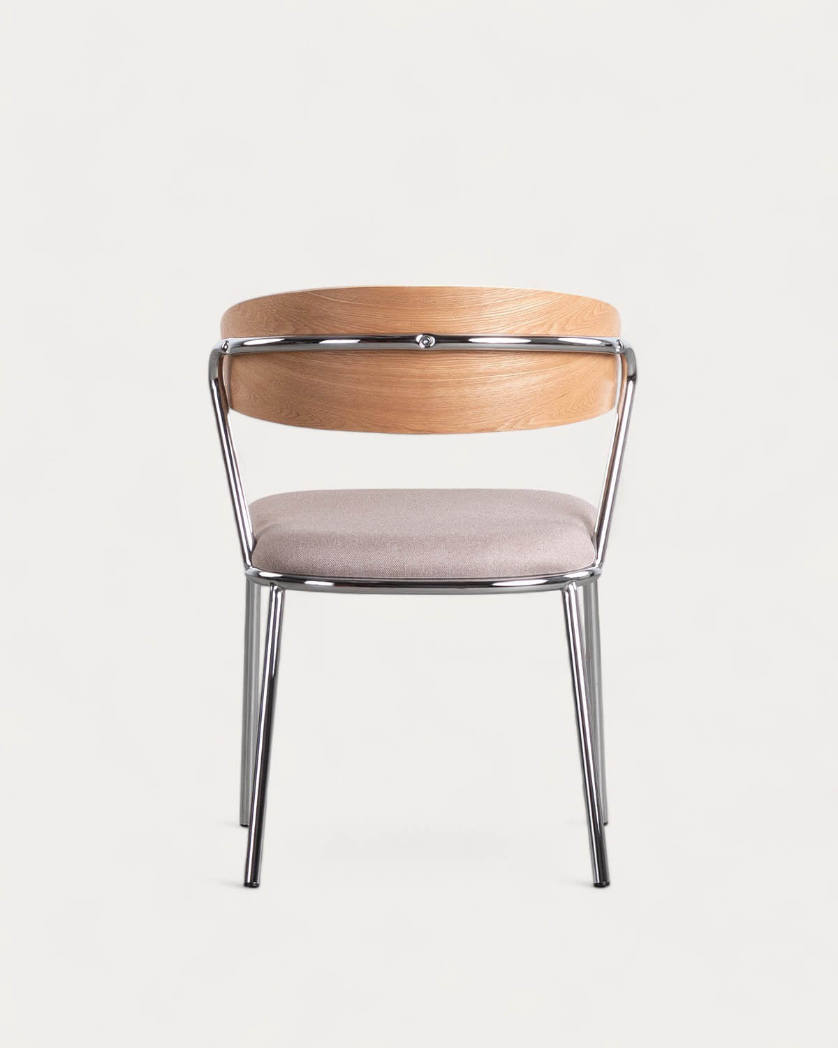 Arua Wood and Metal Dining Chair