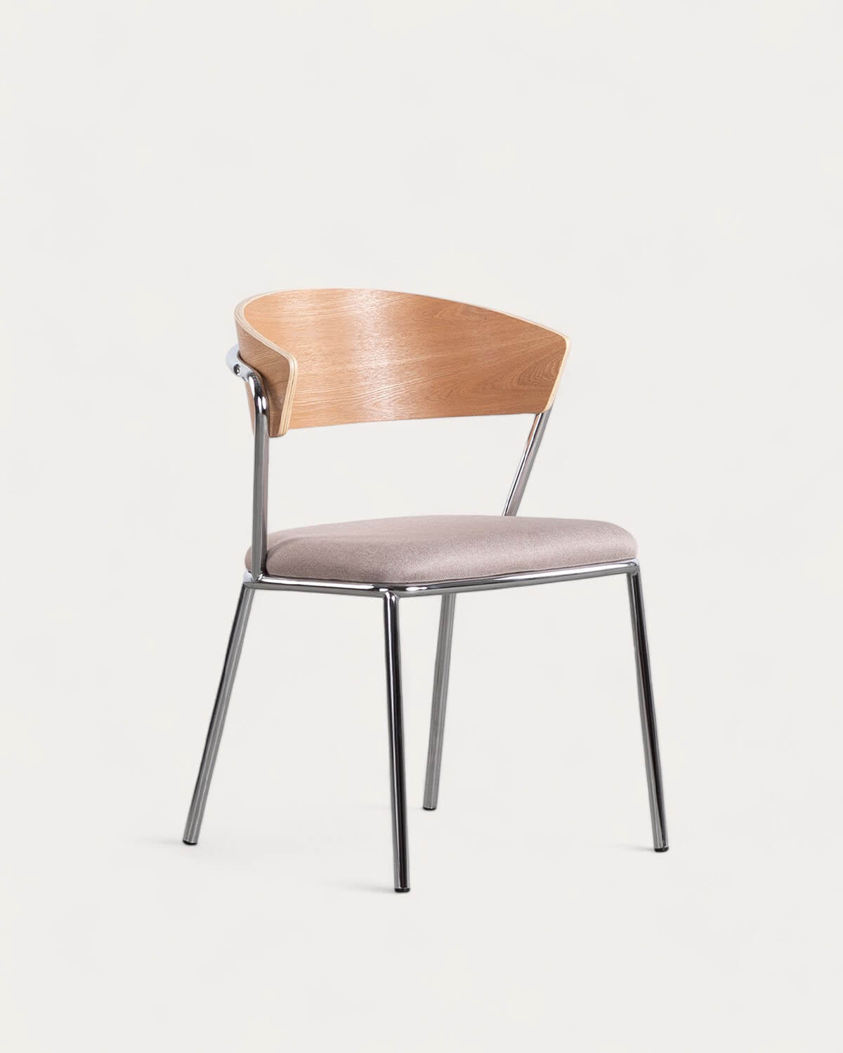 Arua Wood and Metal Dining Chair