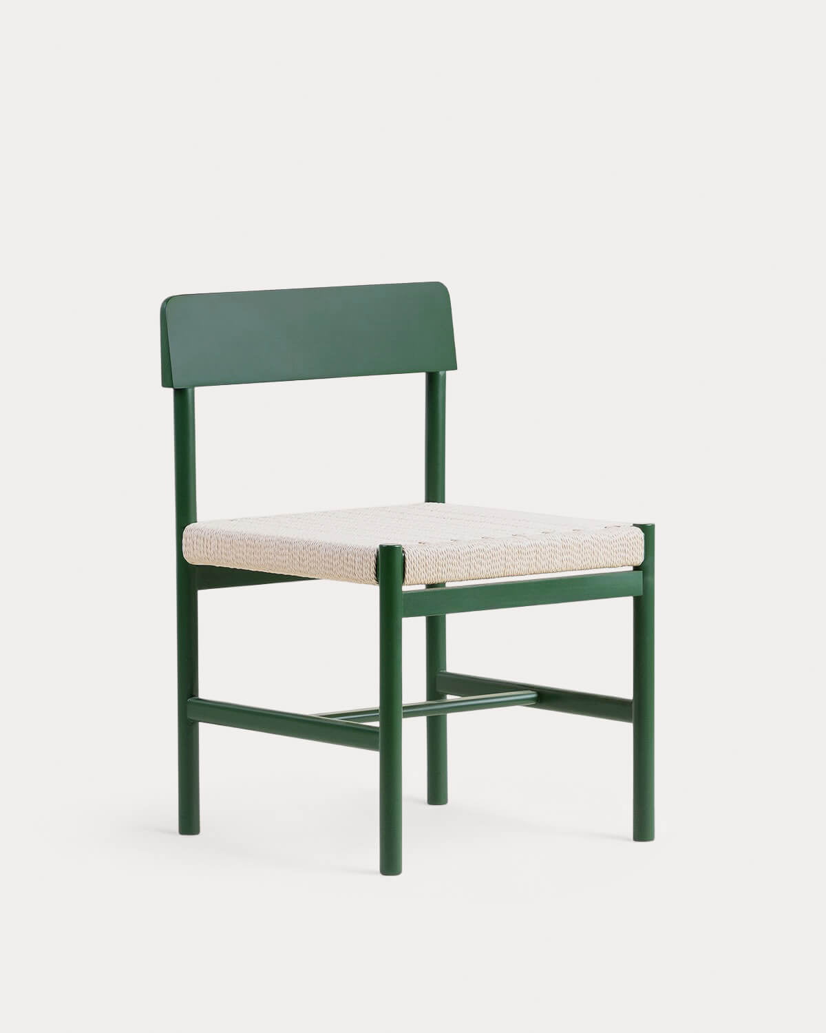 Paula wood and rattan dining chair
