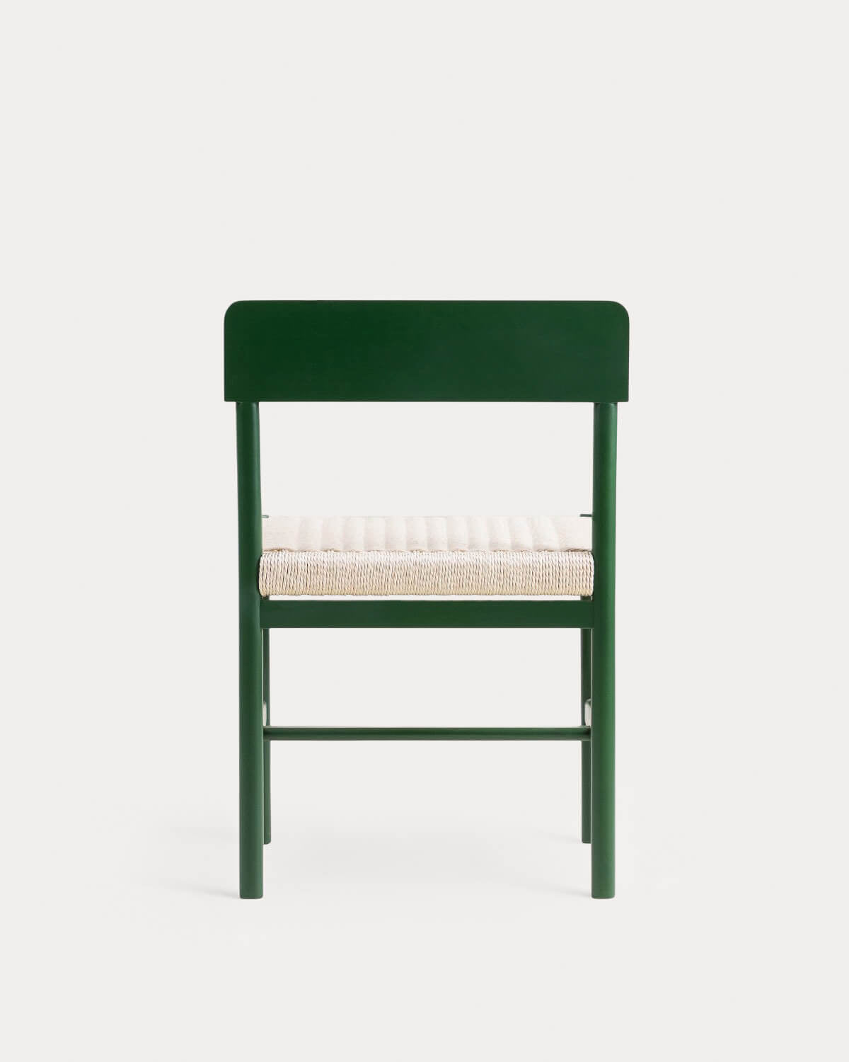 Paula wood and rattan dining chair