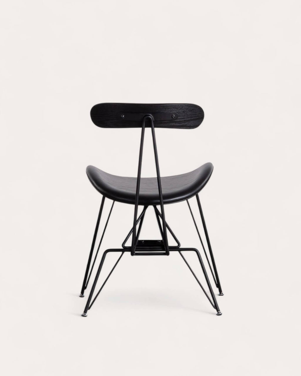 Brunela Faux Leather and Wood Dining Chair