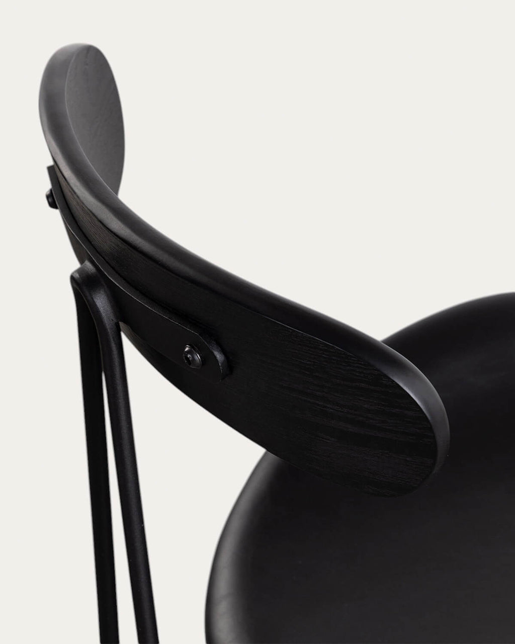 Brunela Faux Leather and Wood Dining Chair