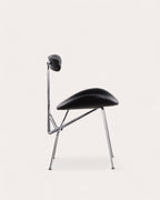 Brunela Faux Leather and Wood Dining Chair