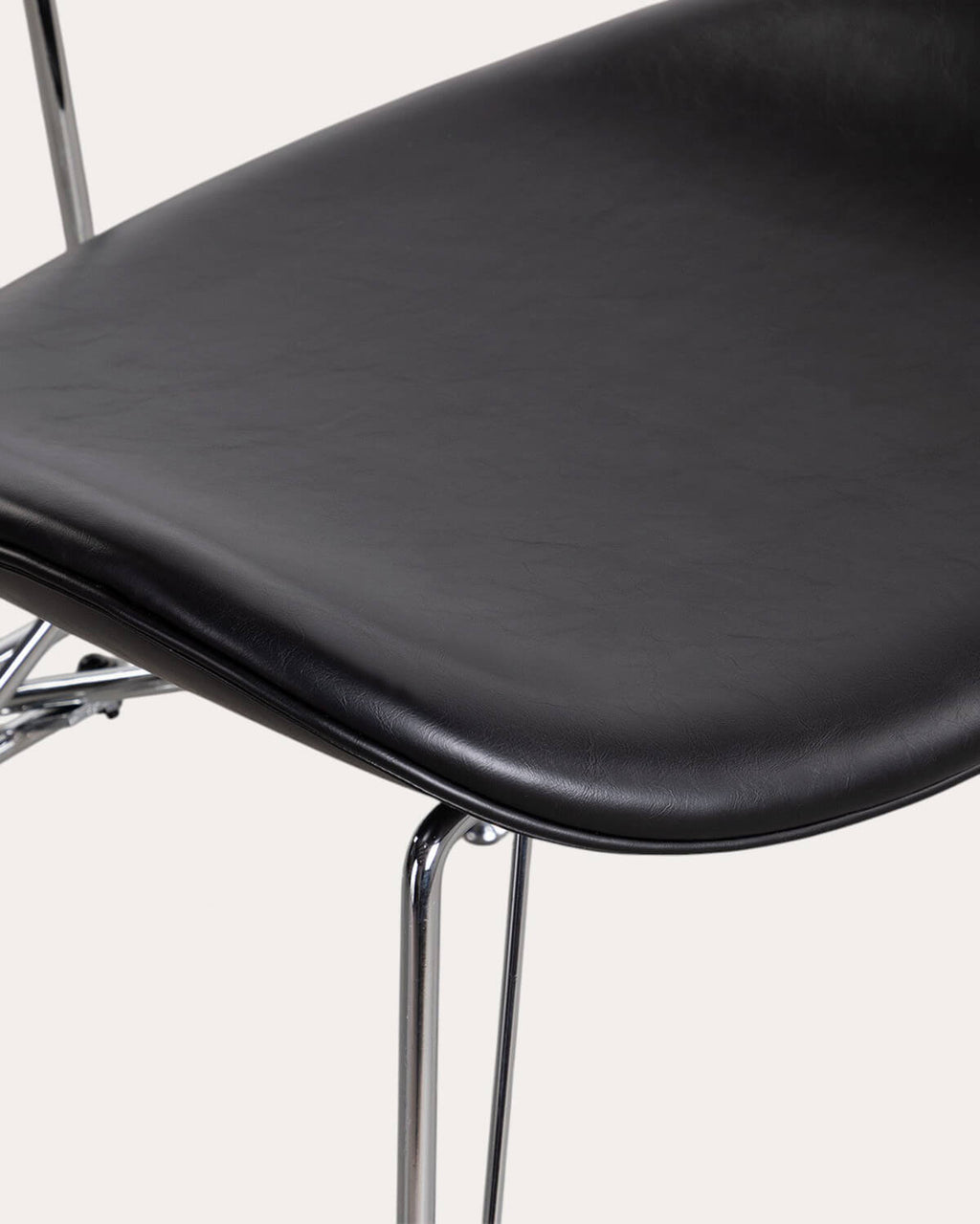 Brunela Faux Leather and Wood Dining Chair