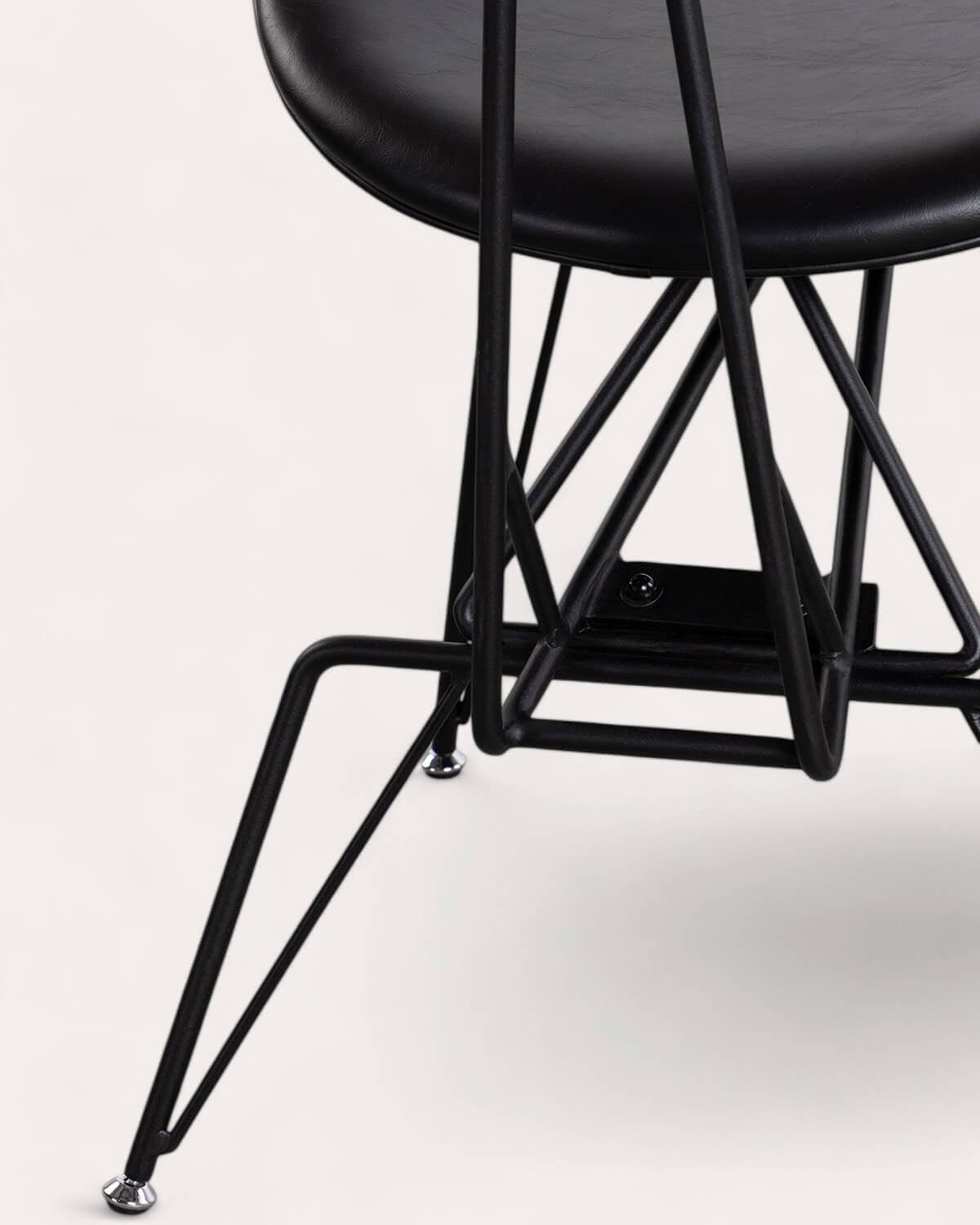 Brunela Faux Leather and Wood Dining Chair